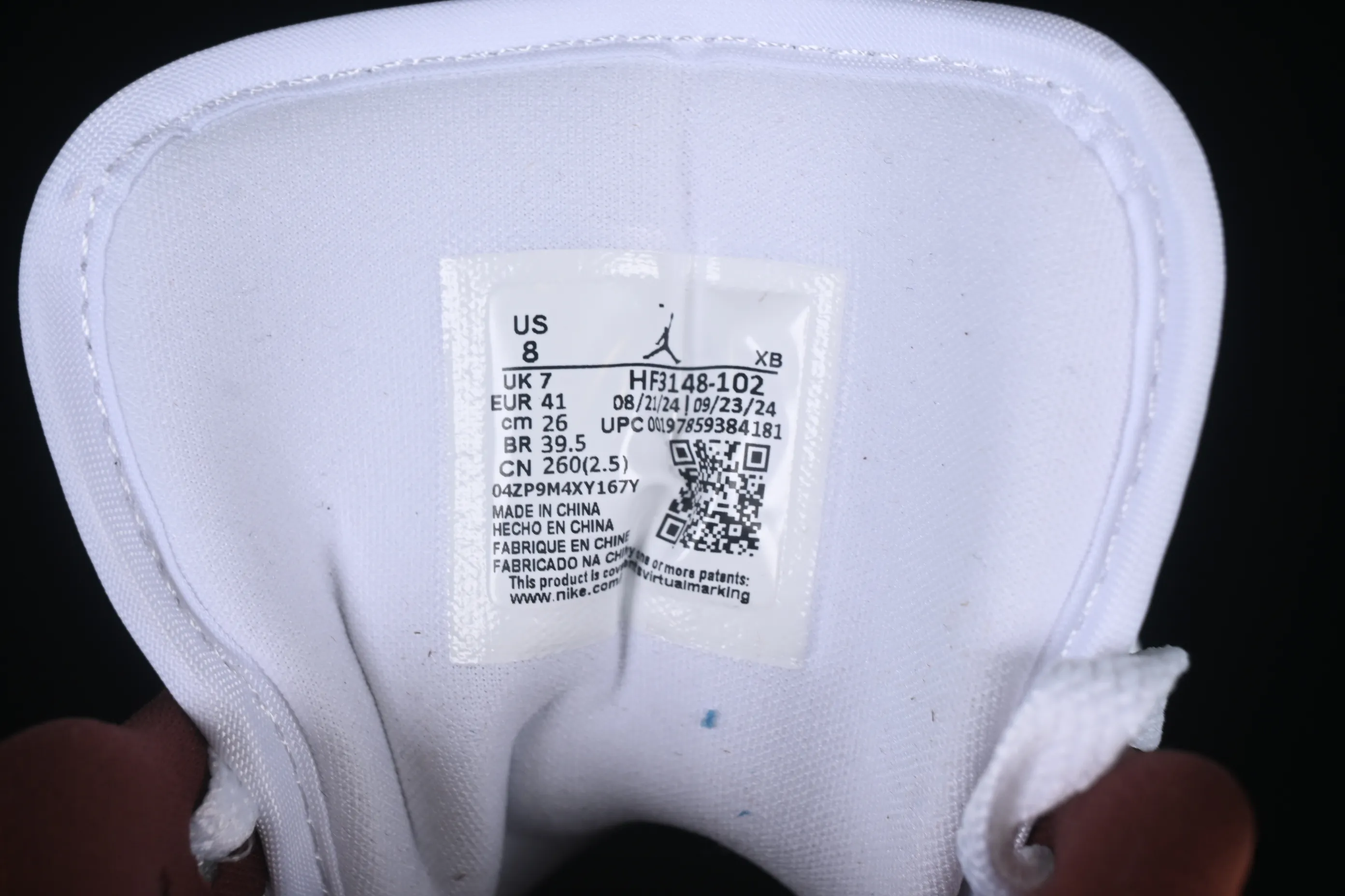 All categories Air Jordan Jordan series basketball shoes Air Jordan 1 Low G version pure original Air Jordan 1 Low AJ1 Joe 1 white wine red low-top cultural casual sneakers HF3148-102